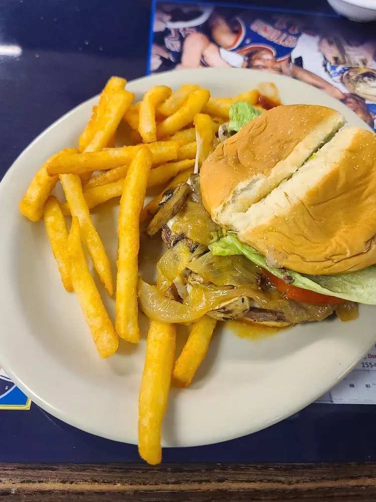 Mushroom Swiss Burger