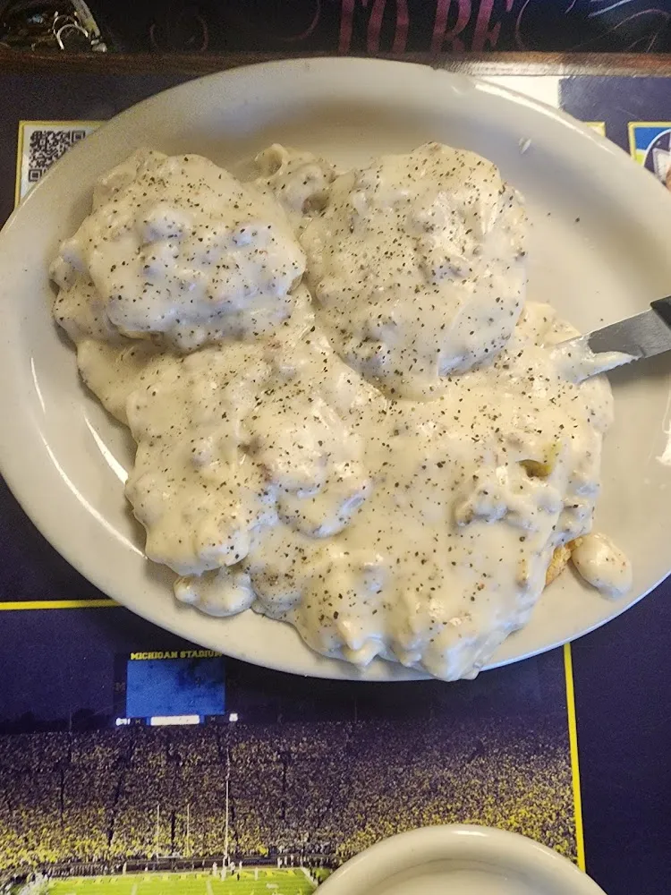 Sausage Gravy and Biscuits
